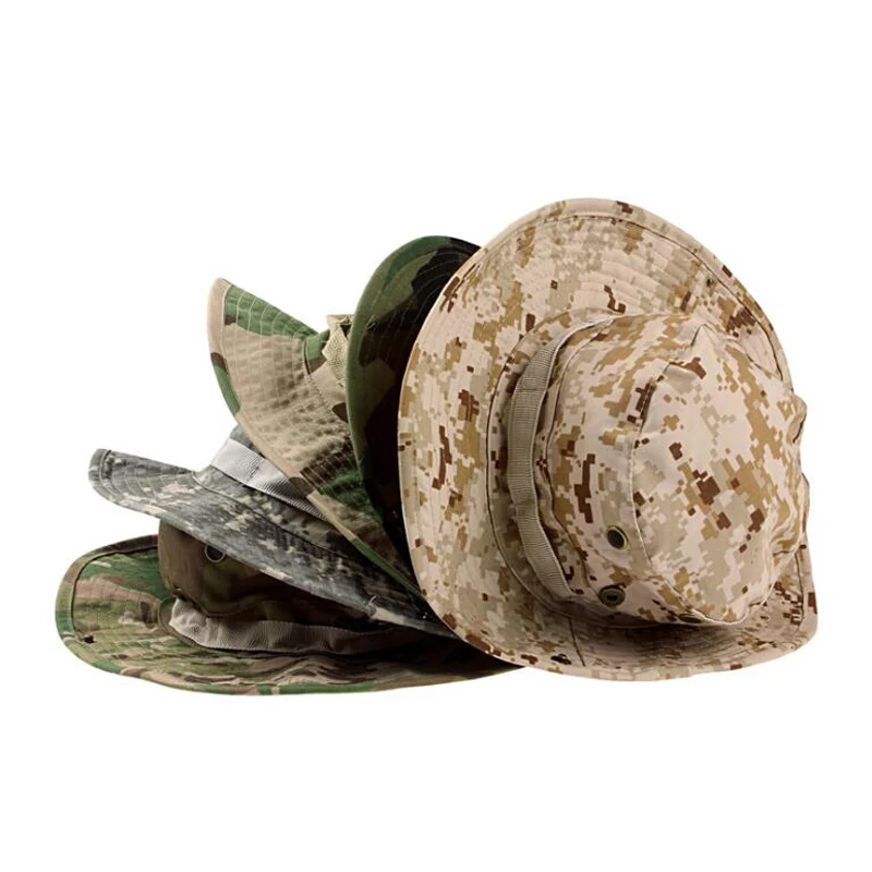 Boonie Hat Tactical - Męska taktyczna czapka w kamuflażu, czapka