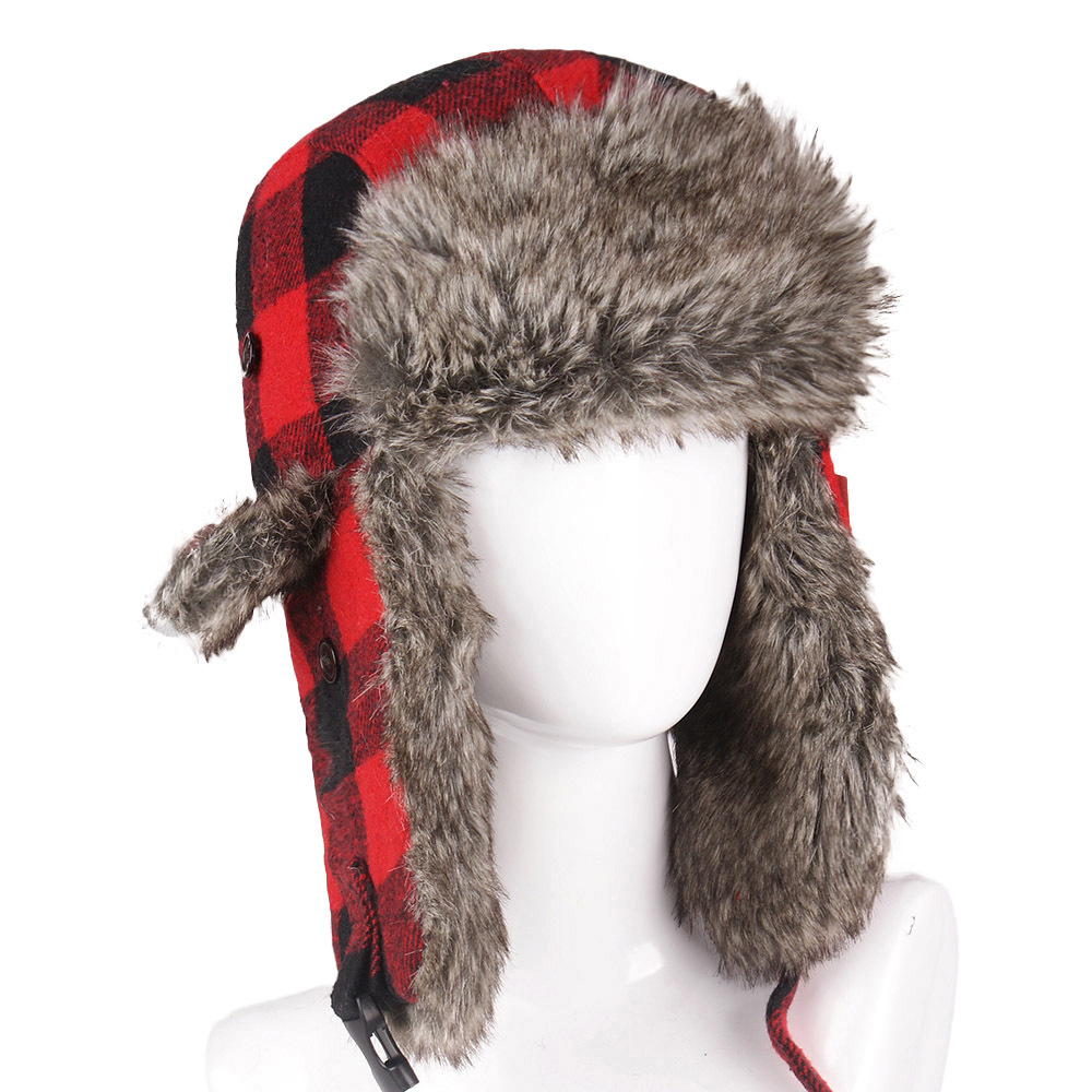 Trapper Hat Ear Flap - Czapka zimowa Chola Flannels, czapka myśliwska