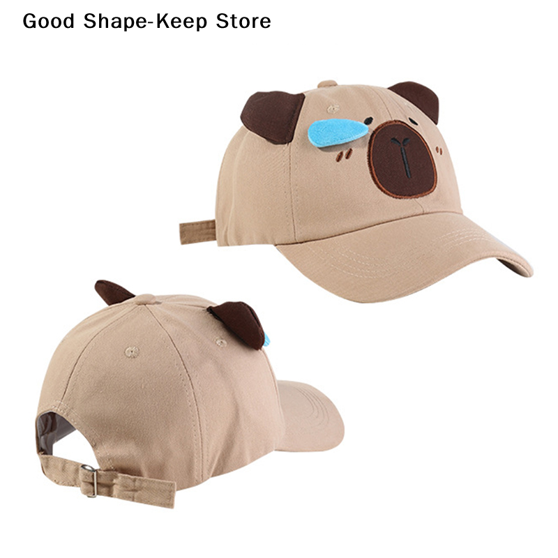 Golf Cap Dad - Czapka baseballowa z haftem kapibary dla