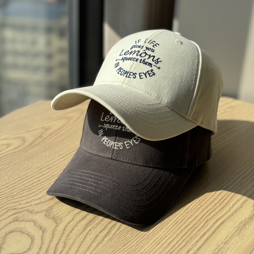 Baseball Cap Structured - Czapka z daszkiem z haftem, bawełniana,