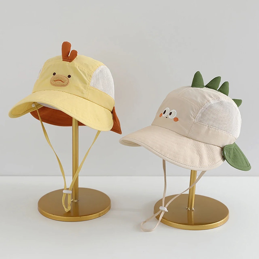 Bucket Hat Cotton - Uroczy dziecięcy kapelusz plażowy z uszami