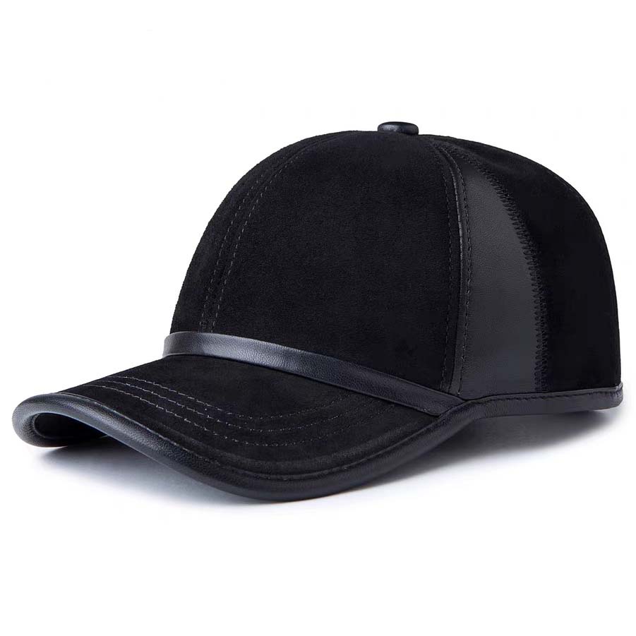 Czapka męska z prawdziwej skór – Baseball Cap Structured recenzja i cena