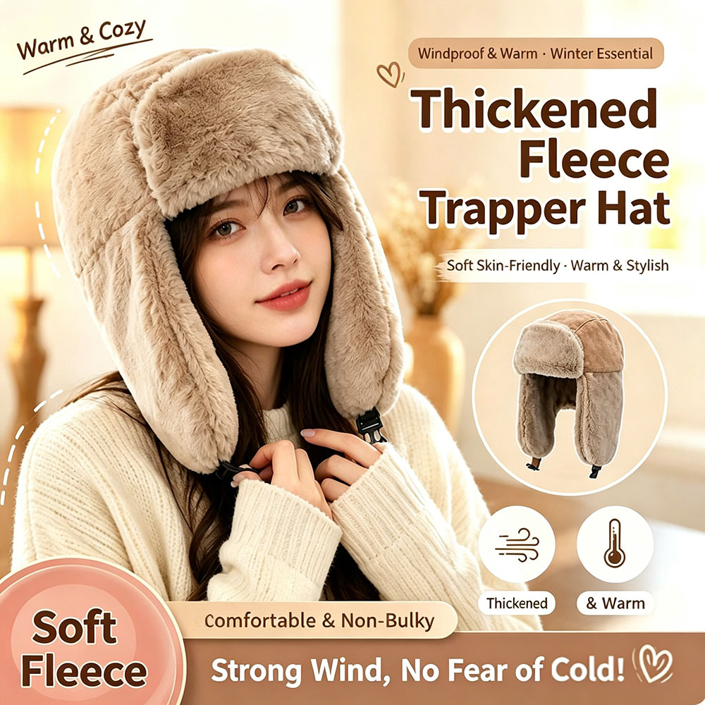 Gruba, pluszowa czapka typu „t – Trapper Hat Ear Flap recenzja i cena