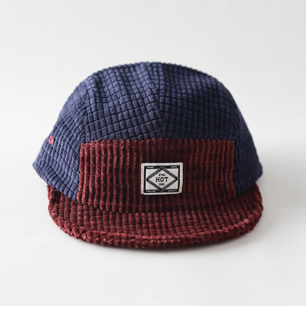 Nowa jesienna i zimowa czapka  – Corduroy Cap 5 Panel recenzja i cena