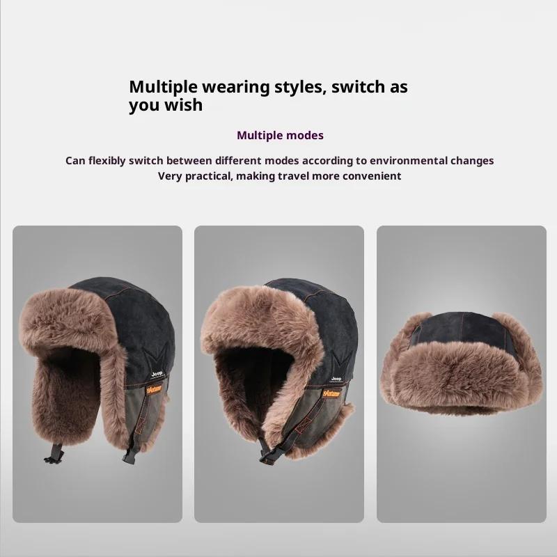 Uniwersalna czapka zimowa 3 w  – Trapper Hat Ear Flap recenzja i cena